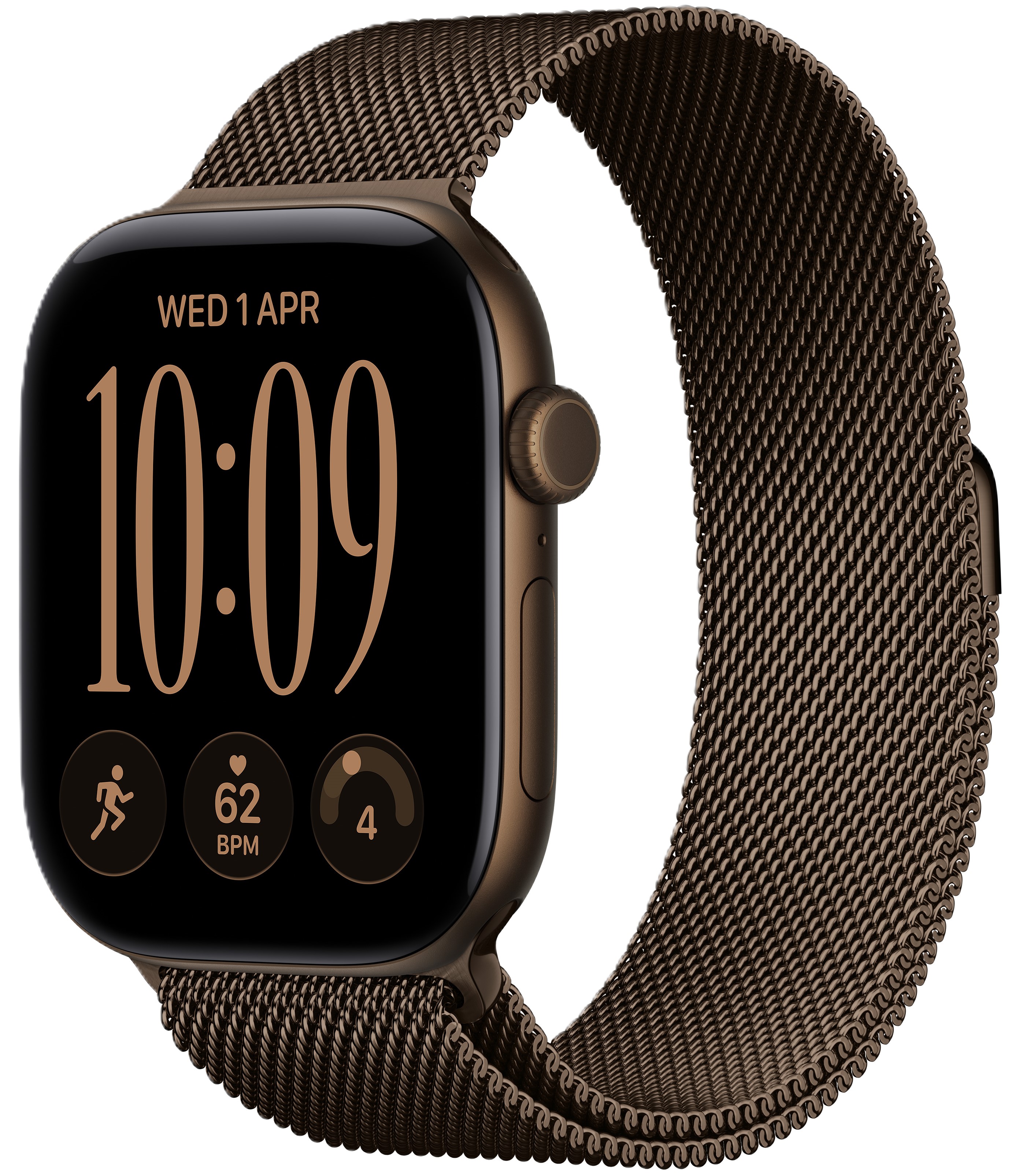 Смарт-часы Apple Watch Series 12 GPS 42mm Dark Bronze Aluminium Case with Dark Bronze Milanese Loop