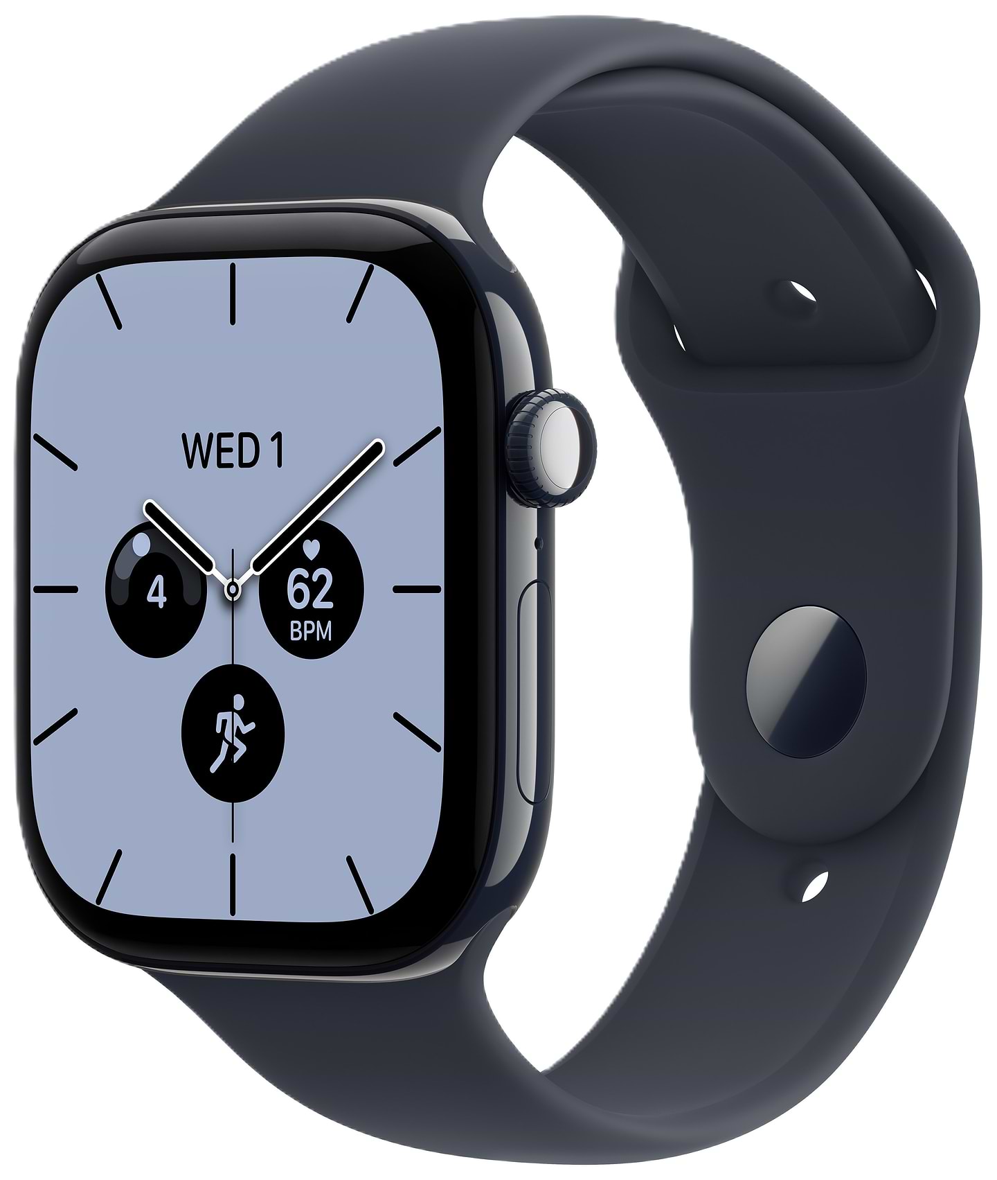 Смарт-часы Apple Watch Series 12 GPS + eSIM 42mm Night Blue Ceramic Case with Navy Blue Sport Band - S/M