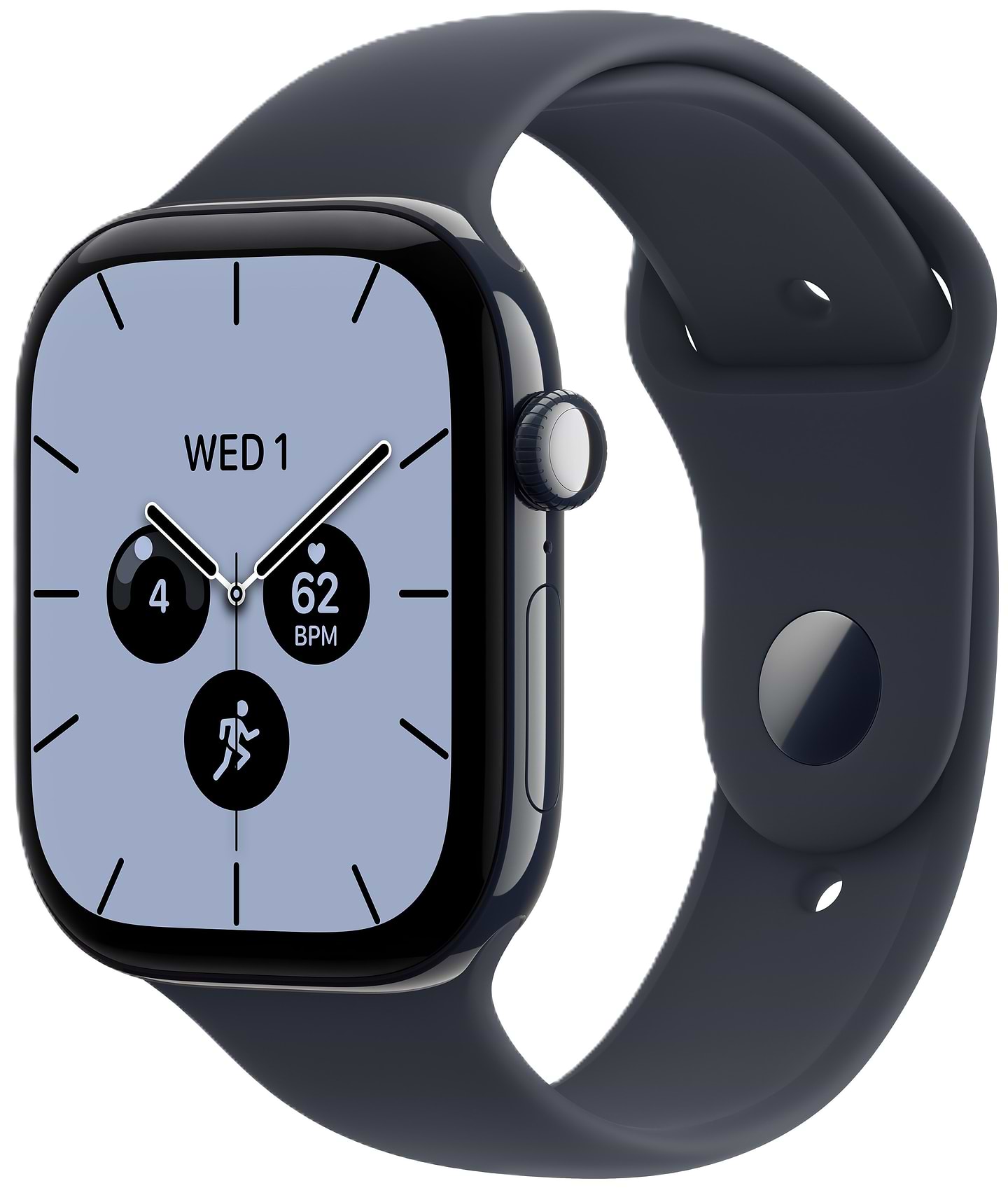 Смарт-часы Apple Watch Series 12 GPS + eSIM 46mm Night Blue Ceramic Case with Navy Blue Sport Band - M/L
