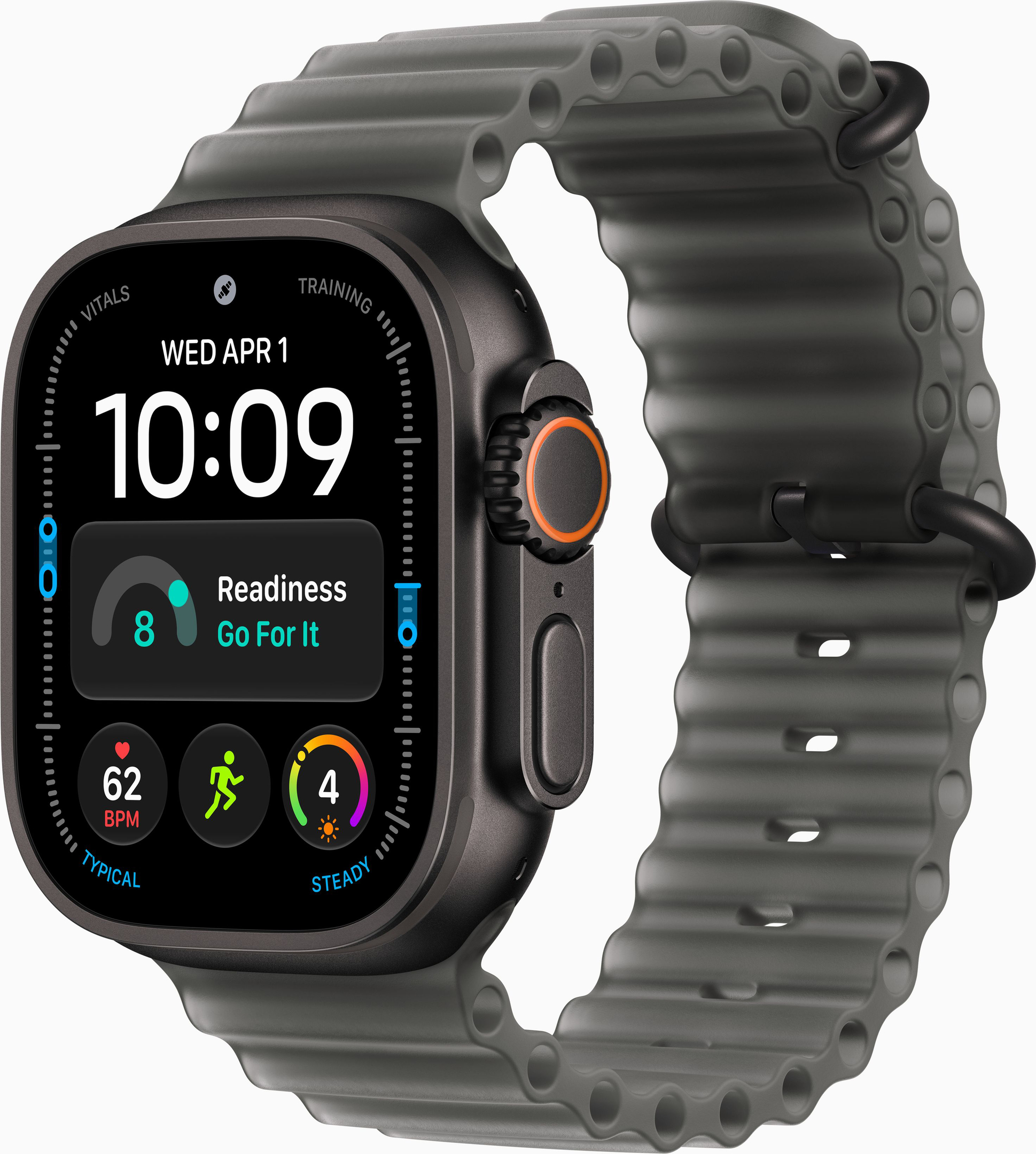 Смарт-часы Apple Watch Ultra 4 GPS + eSIM 49mm Black Titanium Case with Black Ocean Band