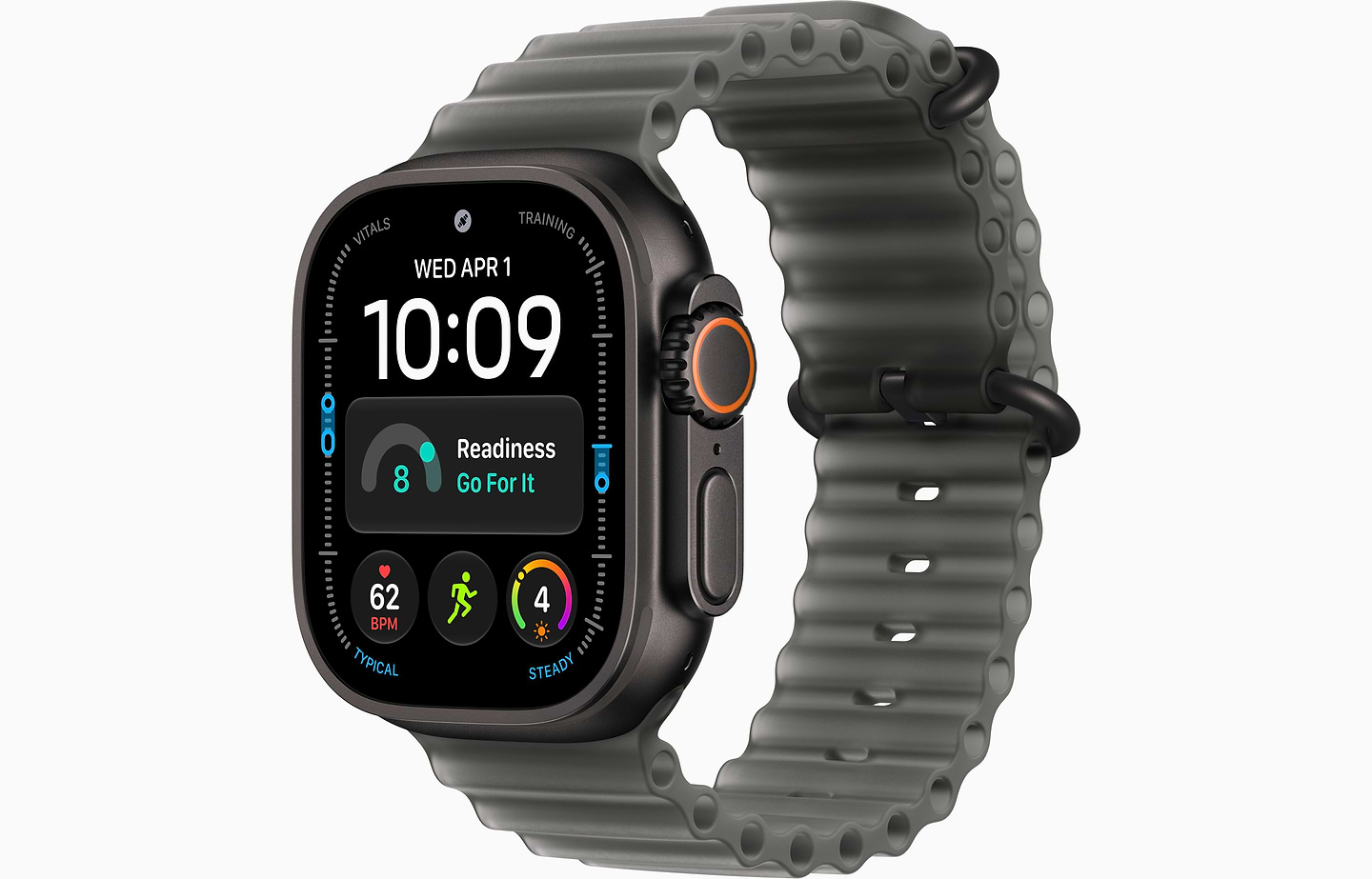 Смарт-часы Apple Watch Ultra 4 GPS + eSIM 49mm Black Titanium Case with Black Ocean Band