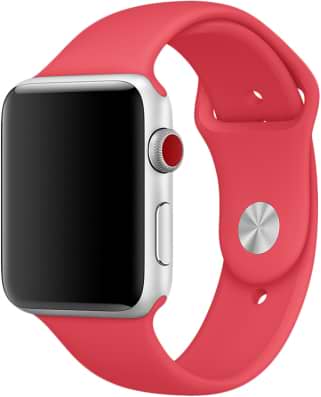 Ремешок для смарт-часов Apple 42mm Red Raspberry Sport Band - S/M & M/L (MRGW2ZM/A)