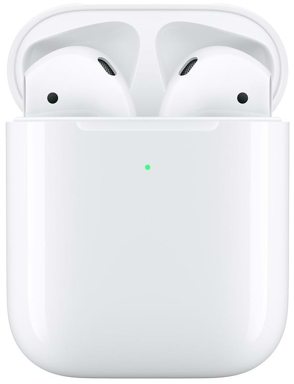 Фото - Наушники вкладыши беспроводные Apple AirPods with Wireless Charging Case (MRXJ2RU/A)