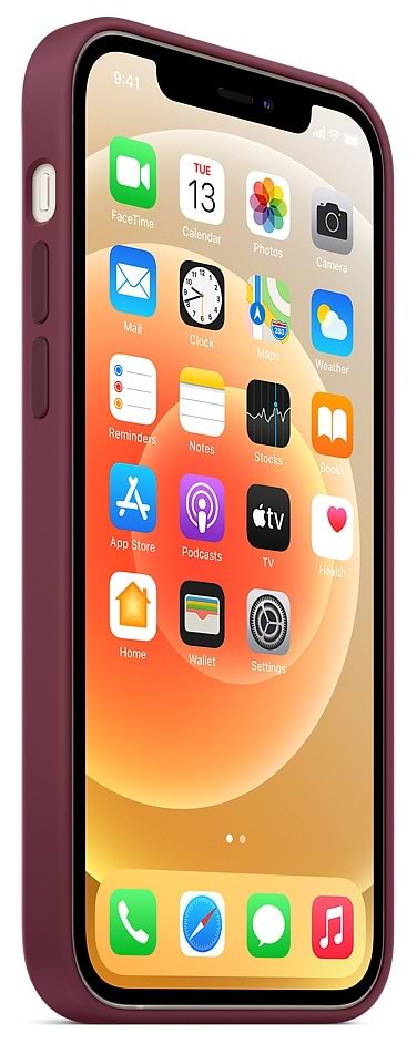 Фото - Чехол для смартфона Apple iPhone 12/12 Pro Silicone Case with MagSafe - Plum (MHL23)