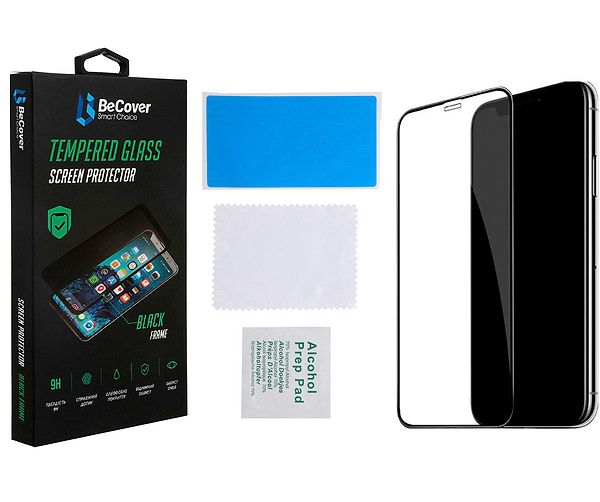 Фото - Захисне скло для смартфону BeCover for Apple iPhone 14 Plus Black (707971)