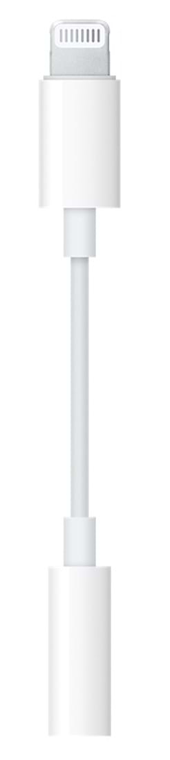 Перехідник аудіо Apple Lightning - 3.5 mm White (MMX62ZM/A)