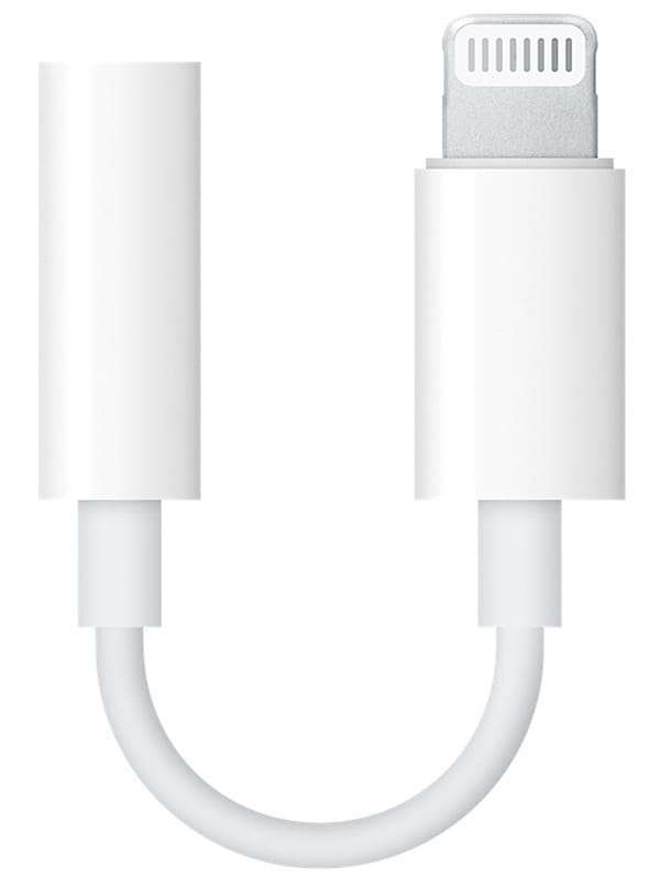 Фото - Перехідник аудіо Apple Lightning - 3.5 mm White (MMX62ZM/A)
