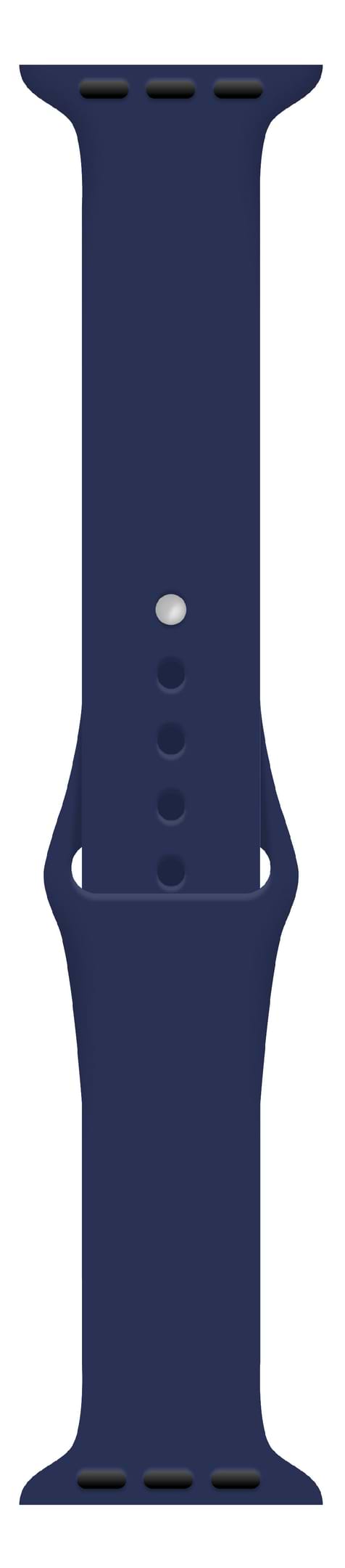Ремінець для смарт-годинника Intaleo Silicone for Apple Watch 38/40 mm 
Dark blue (1283126494345)