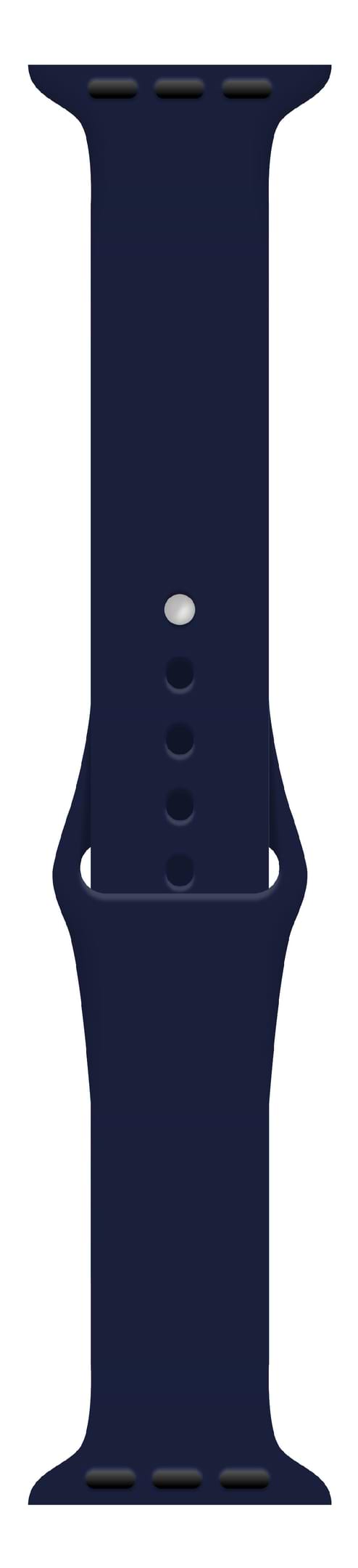Ремінець для смарт-годинника Intaleo Silicone for Apple Watch 42/44 mm 
Dark blue (1283126494376)