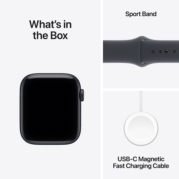 Фото - Смарт-годинник Apple Watch SE 3 GPS + eSIM 40mm Midnight Aluminium Case with Midnight Sport Band - M/L