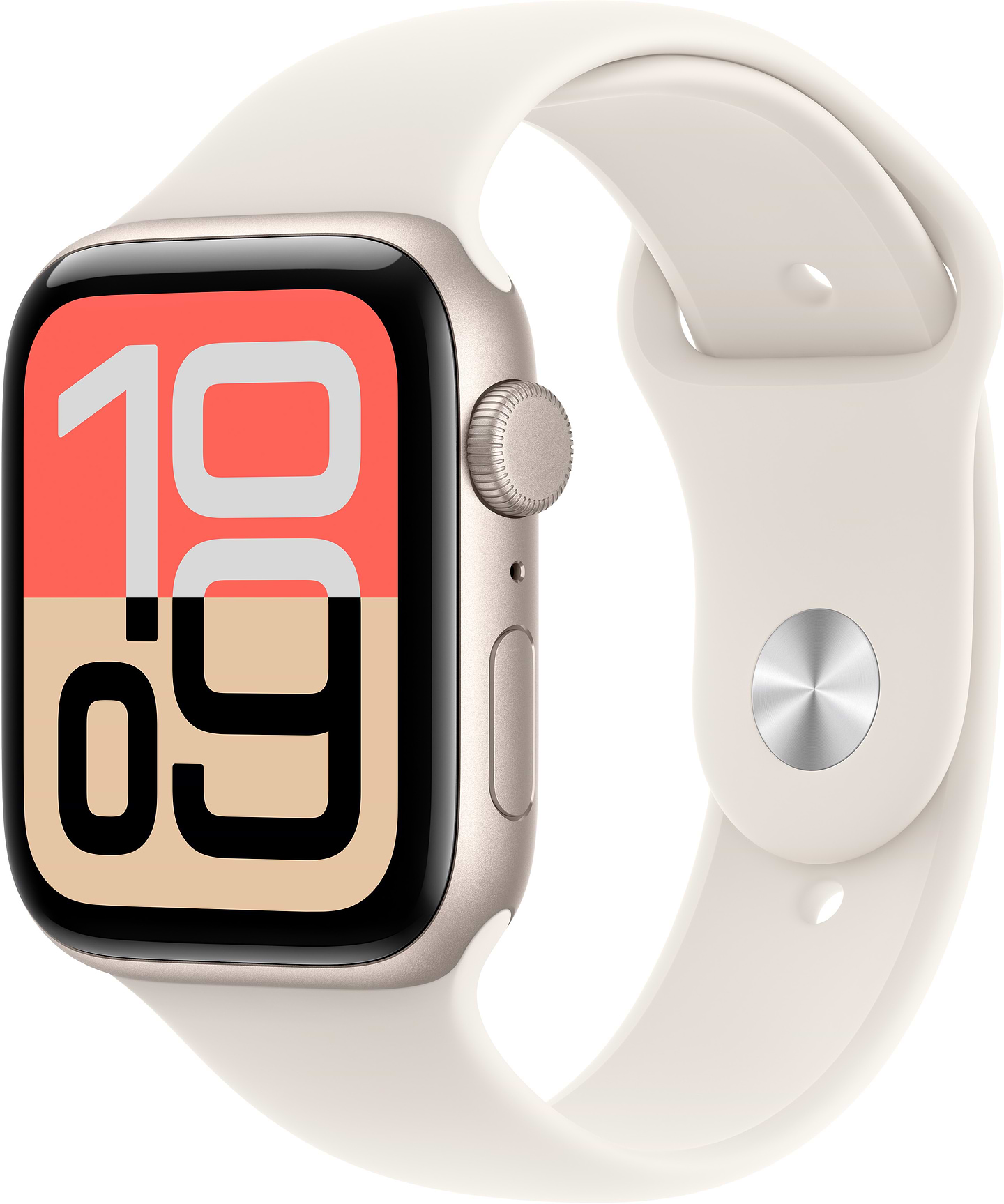 Смарт-годинник Apple Watch SE 3 GPS 44mm Starlight Aluminium Case with Starlight Sport Band - M/L - Фото 1