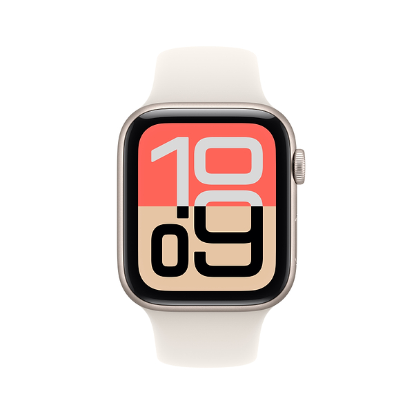 Фото - Смарт-часы Apple Watch SE 3 GPS 44mm Starlight Aluminium Case with Starlight Sport Band - M/L