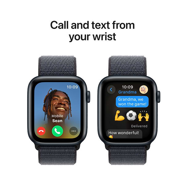 Фото - Смарт-годинник Apple Apple Watch SE GPS 44mm Midnight Aluminium Case with Ink Sport Loop