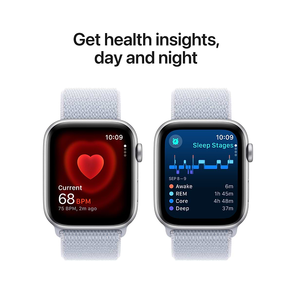 Фото - Смарт-часы Apple Watch SE GPS 40mm Silver Aluminium Case with Blue Cloud Sport Loop