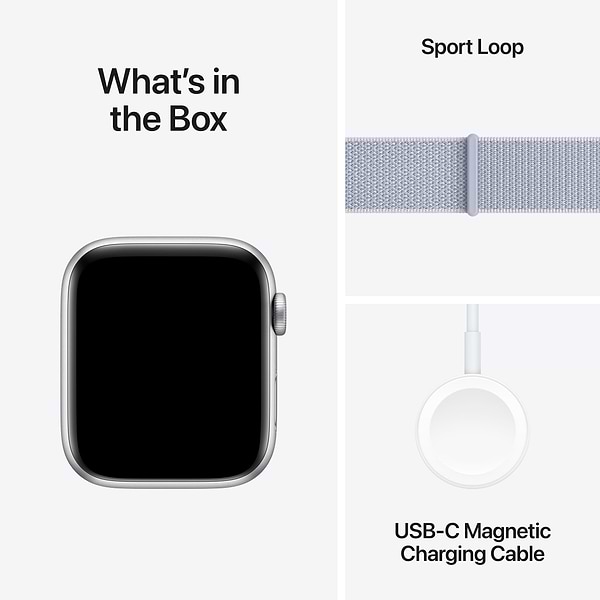 Фото - Смарт-часы Apple Watch SE GPS 40mm Silver Aluminium Case with Blue Cloud Sport Loop