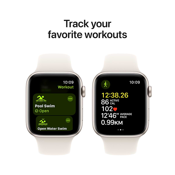 Фото - Уценка - Смарт-часы Apple Watch SE GPS 40mm Starlight Aluminium Case with Starlight Sport Band - M/L