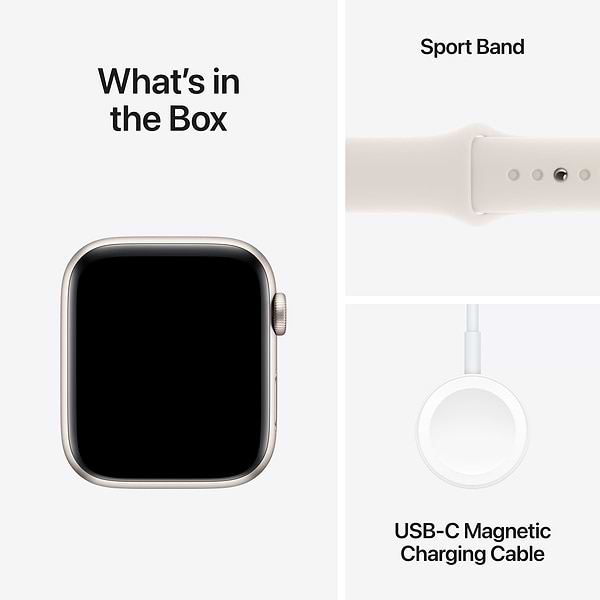 Фото - Уценка - Смарт-часы Apple Watch SE GPS 40mm Starlight Aluminium Case with Starlight Sport Band - M/L