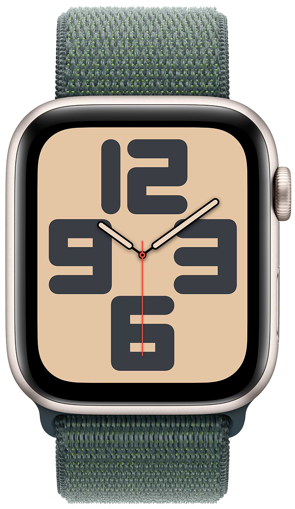 Фото - Смарт-годинник Apple Watch SE GPS 40mm Starlight Aluminium Case with Lake Green Sport Loop