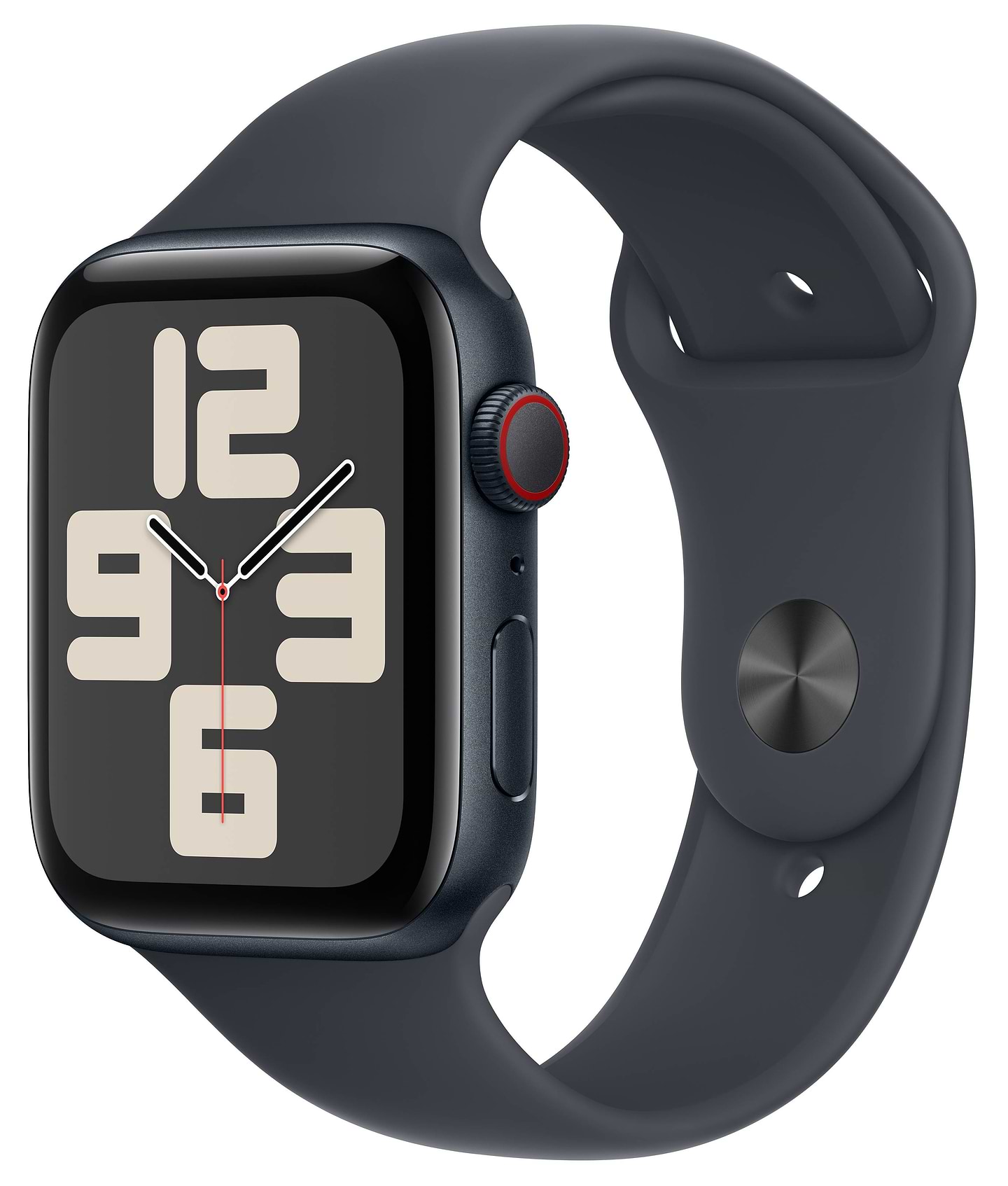 Смарт-часы Apple Watch SE GPS + eSIM 40mm Midnight Aluminium Case with Midnight Sport Band - M/L - Фото 1