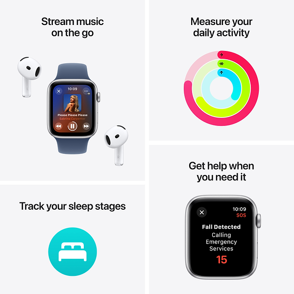 Фото - Смарт-часы Apple Watch SE GPS + eSIM 40mm Midnight Aluminium Case with Ink Sport Loop