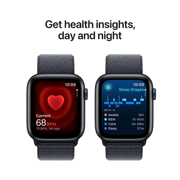 Фото - Смарт-часы Apple Watch SE GPS + eSIM 40mm Midnight Aluminium Case with Ink Sport Loop