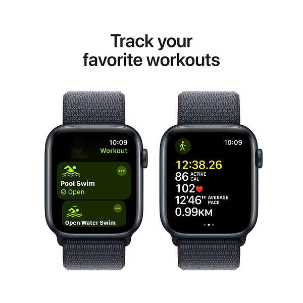 Фото - Смарт-часы Apple Watch SE GPS + eSIM 40mm Midnight Aluminium Case with Ink Sport Loop