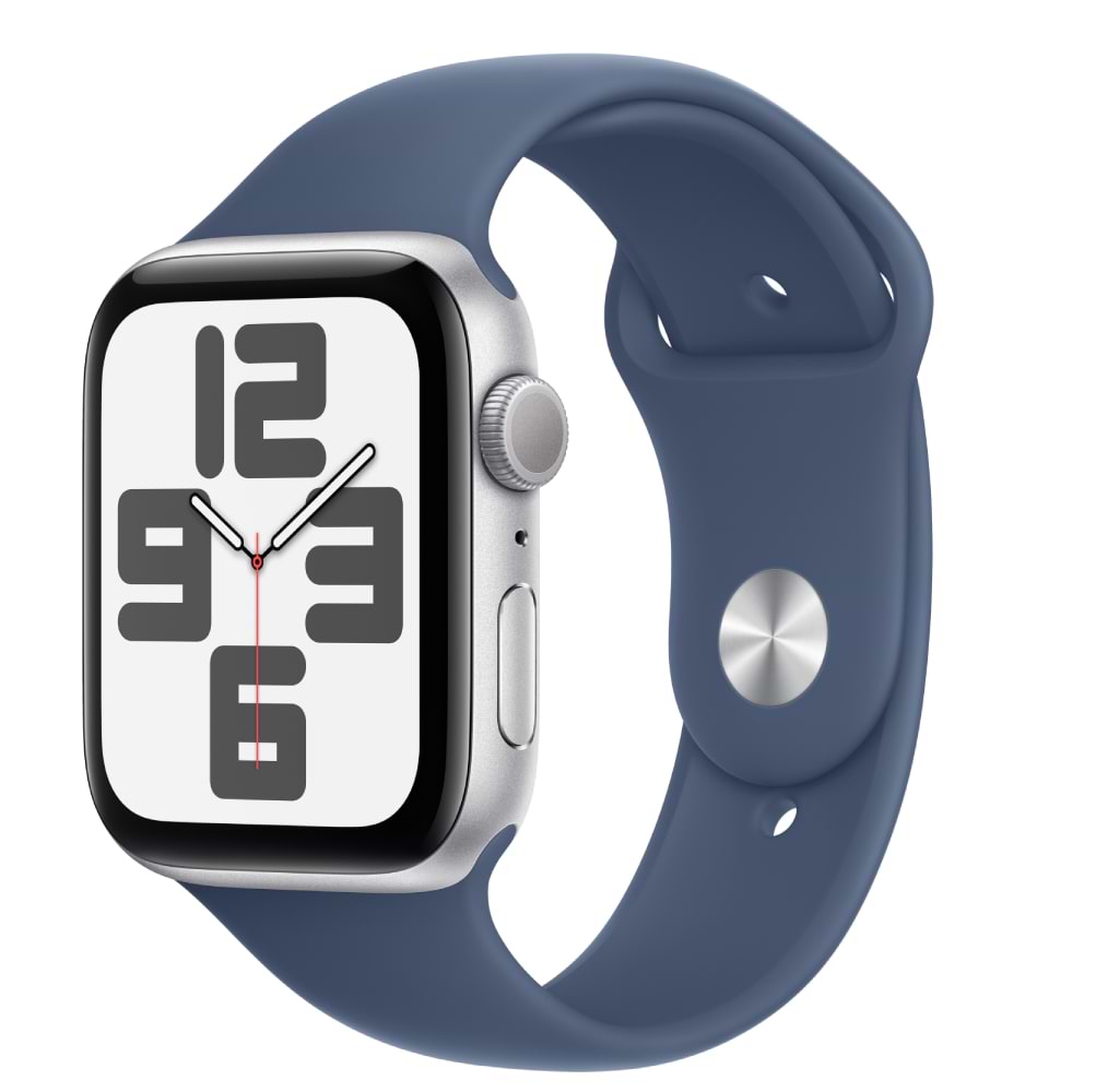 Смарт-часы Apple Watch SE GPS 40mm Silver Aluminium Case with Denim Sport Band - S/M - Фото 1