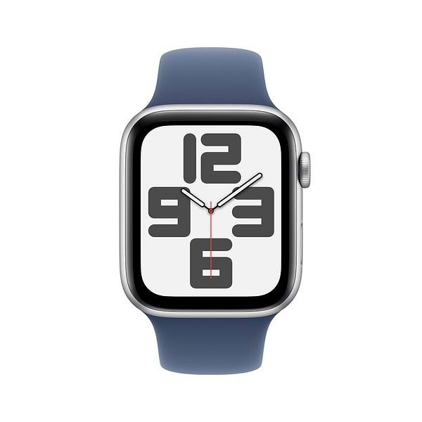 Фото - Смарт-годинник Apple Watch SE GPS 40mm Silver Aluminium Case with Denim Sport Band - M/L