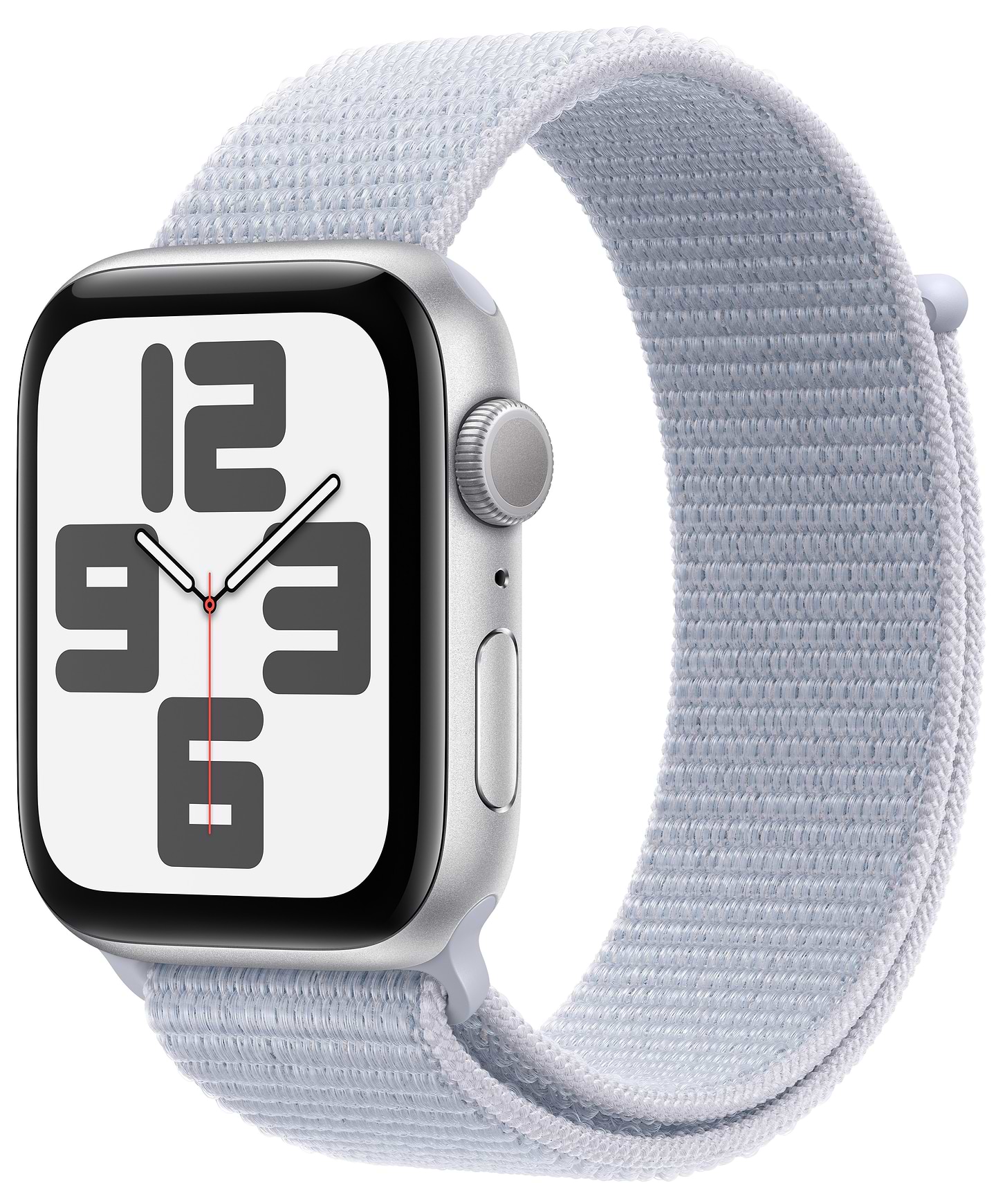 Смарт-часы Apple Watch SE GPS 44mm Silver Aluminium Case with Blue Cloud Sport Loop - Фото 1