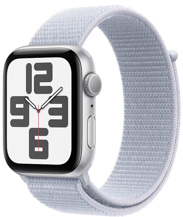 Фото - Смарт-часы Apple Watch SE GPS 44mm Silver Aluminium Case with Blue Cloud Sport Loop