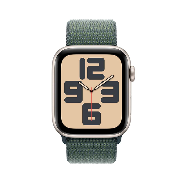 Фото - Смарт-часы Apple Watch SE GPS 44mm Starlight Aluminium Case with Lake Green Sport Loop