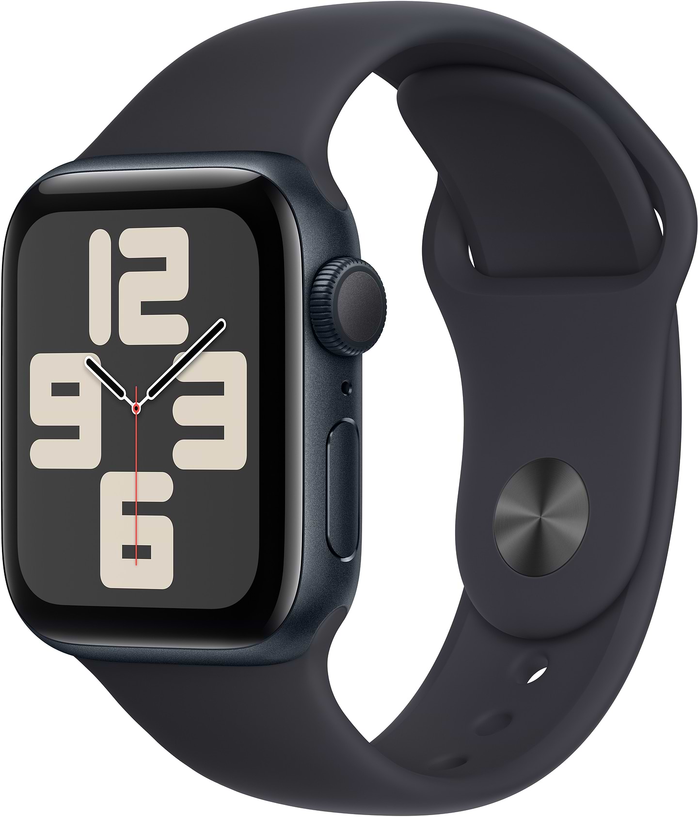 Смарт-часы Apple Watch SE GPS 40mm Midnight Aluminium Case with Midnight Sport Band - S/M - Фото 1