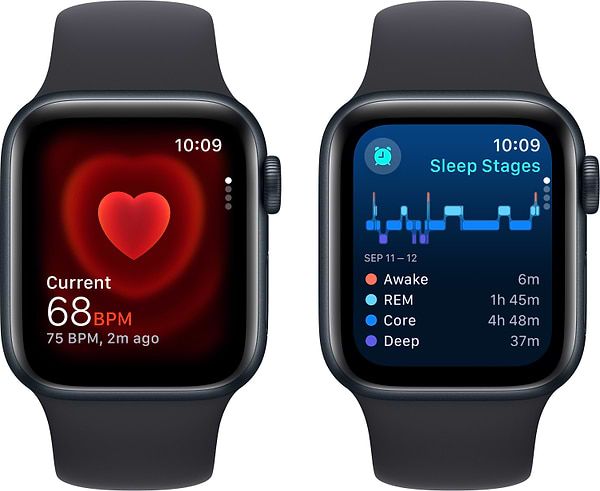 Фото - Уценка - Смарт-часы Apple Watch SE GPS 40mm Midnight Aluminium Case with Midnight Sport Band - S/M