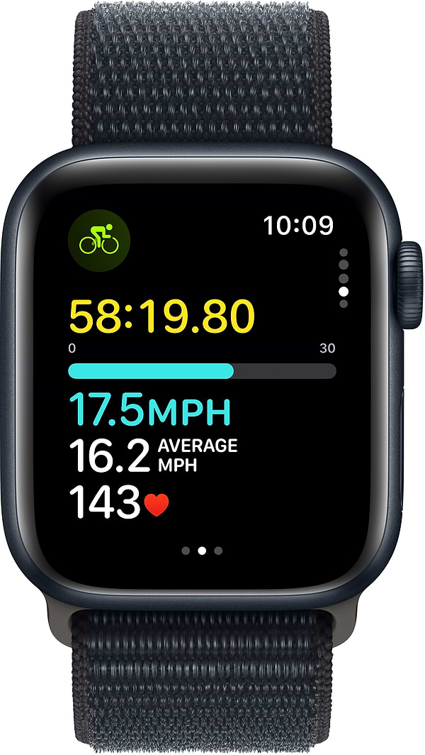 Фото - Смарт-часы Apple Watch SE GPS 40mm Midnight Aluminium Case with Midnight Sport Loop