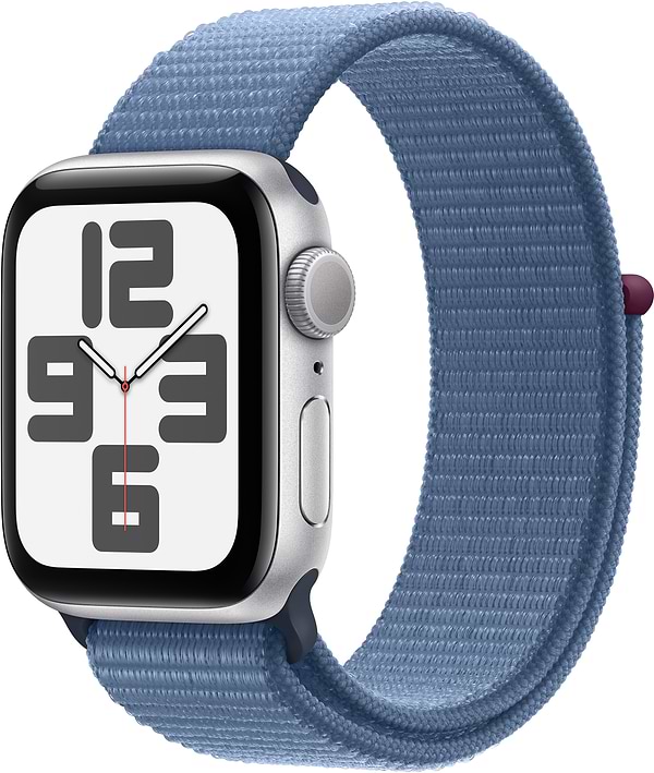 Фото - Смарт-годинник Apple Watch SE GPS 40mm Silver Aluminium Case with Winter Blue Sport Loop