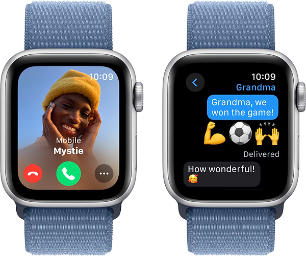 Фото - Смарт-годинник Apple Watch SE GPS 40mm Silver Aluminium Case with Winter Blue Sport Loop