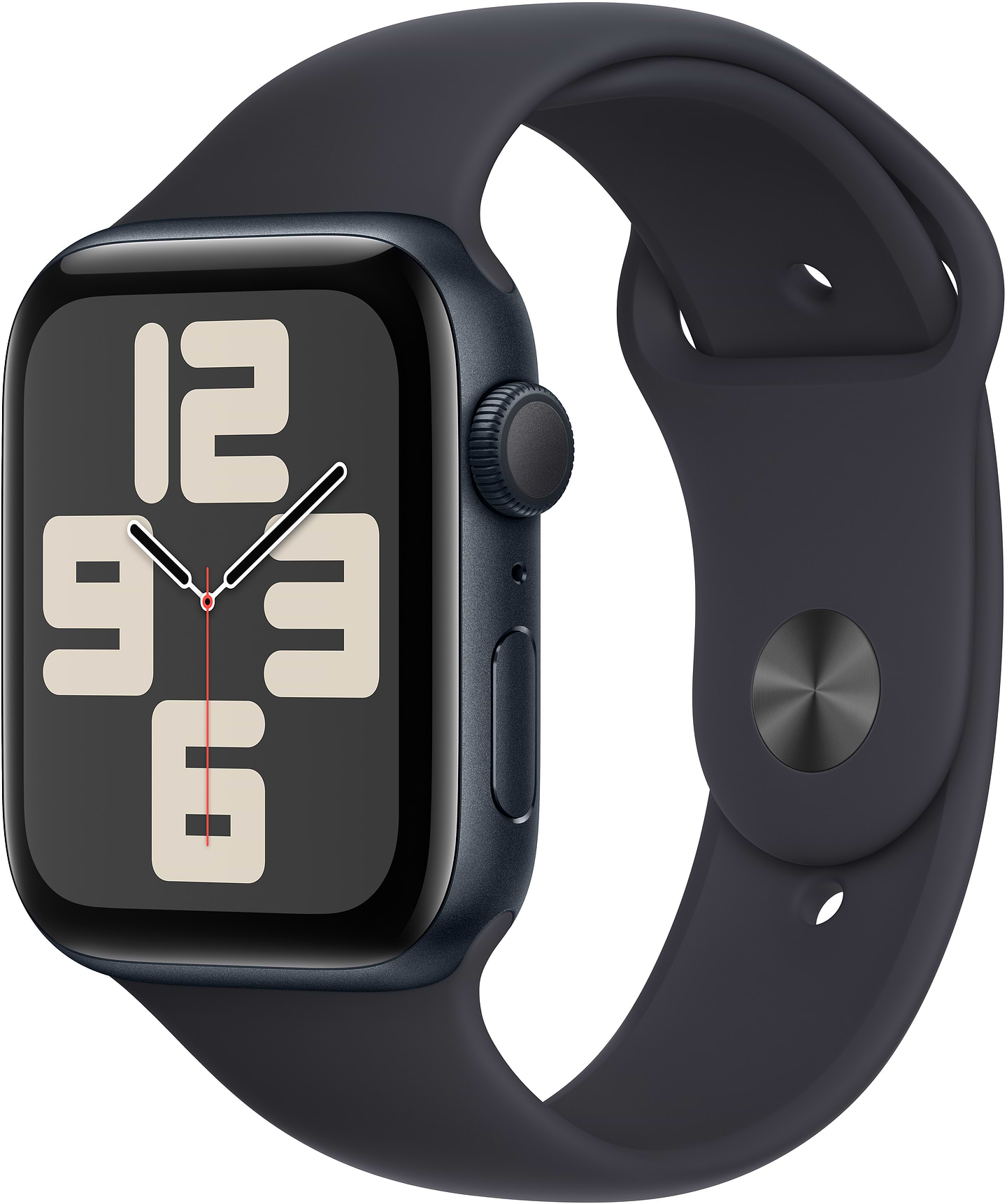 Смарт-часы Apple Watch SE GPS 44mm Midnight Aluminium Case with Midnight Sport Band - S/M - Фото 1