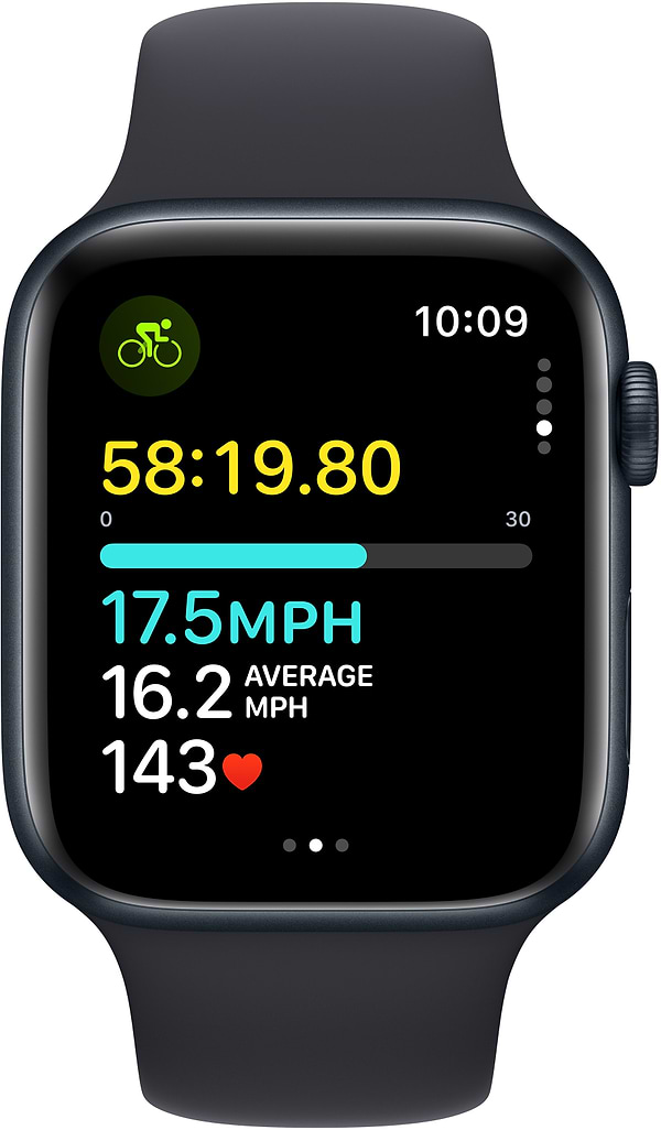 Фото - Смарт-часы Apple Watch SE GPS 44mm Midnight Aluminium Case with Midnight Sport Band - S/M