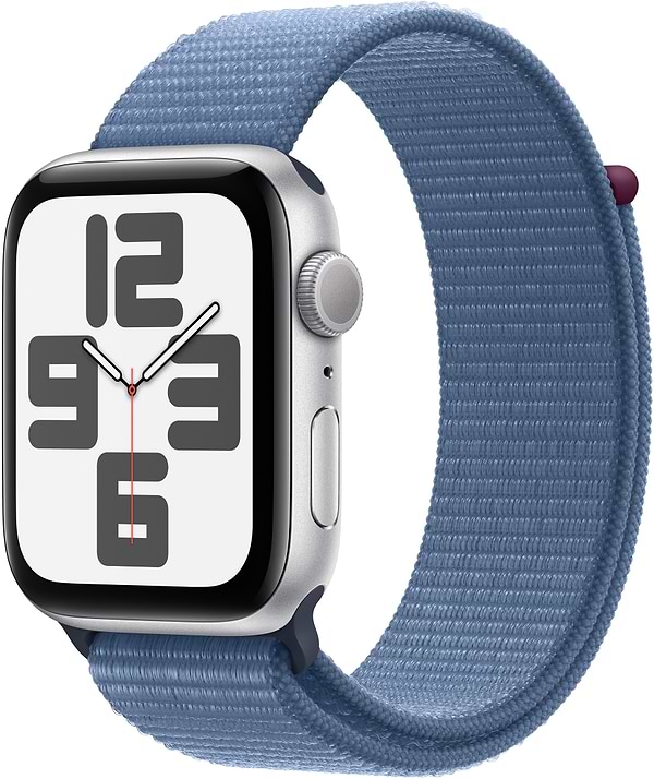 Фото - Смарт-часы Apple Watch SE GPS 44mm Silver Aluminium Case with Winter Blue Sport Loop