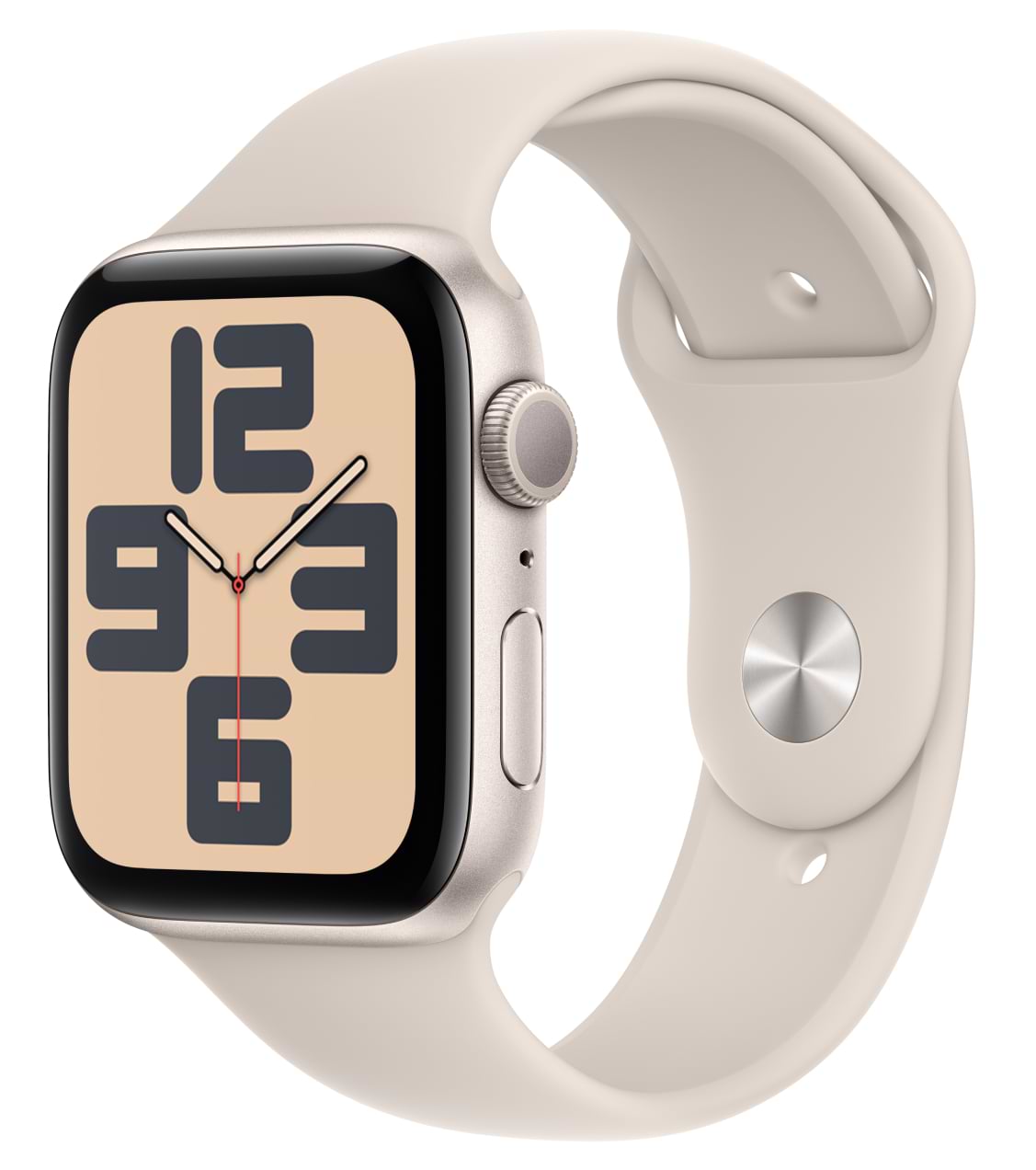Смарт-часы Apple Watch SE GPS 44mm Starlight Aluminium Case with Starlight Sport Band - M/L - Фото 1