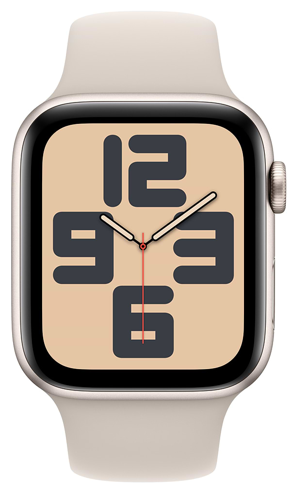 Фото - Уценка - Смарт-часы Apple Watch SE GPS 40mm Starlight Aluminium Case with Starlight Sport Band - S/M