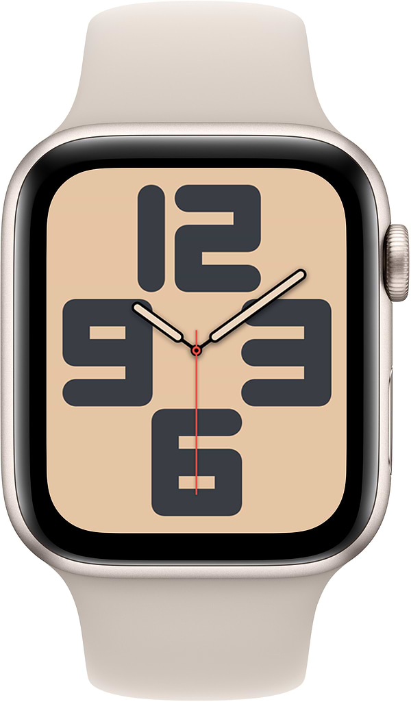 Фото - Смарт-годинник Apple Watch SE GPS 44mm Starlight Aluminium Case with Starlight Sport Band - S/M