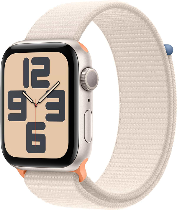 Фото - Уцінка - Смарт-годинник Apple Watch SE GPS 44mm Starlight Aluminium Case with Starlight Sport Loop