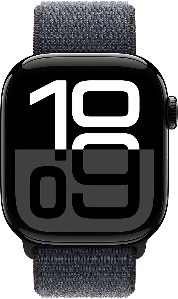 Фото - Смарт-годинник Apple Watch Series 10 GPS 42mm Jet Black Aluminium Case with Ink Sport Loop