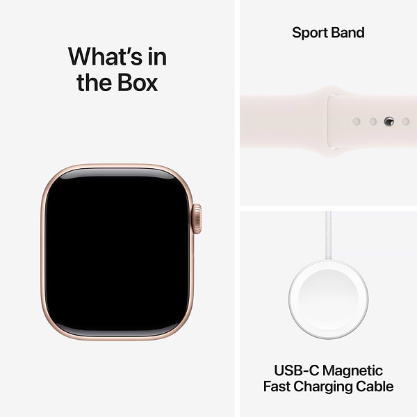 Фото - Смарт-часы Apple Watch Series 10 GPS 42mm Rose Gold Aluminium Case with Light Blush Sport Band - S/M