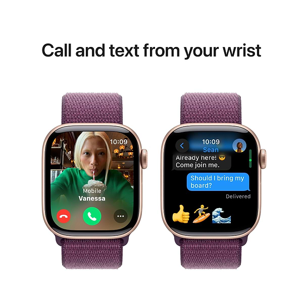 Фото - Смарт-годинник Apple Watch Series 10 GPS 42mm Rose Gold Aluminium Case with Plum Sport Loop