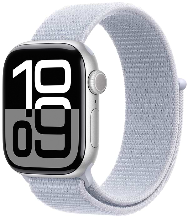 Фото - Watch Series 10 GPS 42mm Silver Aluminium Case with Blue Cloud Sport Loop