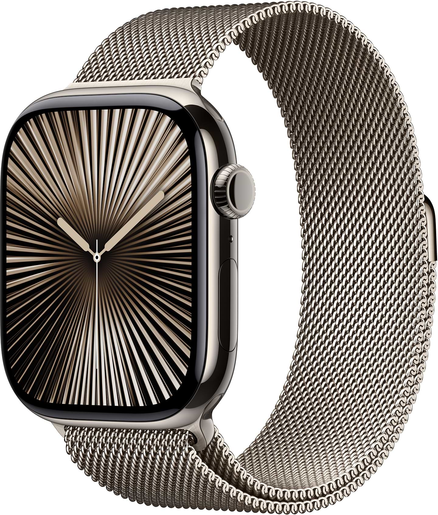 Смарт-часы Apple Watch Series 10 GPS + eSIM 42mm Natural Titanium Case with Natural Milanese Loop - Фото 1