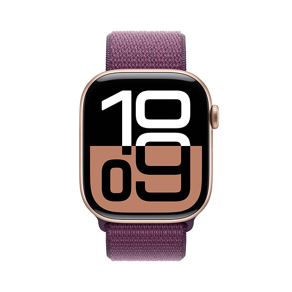 Фото - Смарт-часы Apple Watch Series 10 GPS + eSIM 42mm Rose Gold Aluminium Case with Plum Sport Loop
