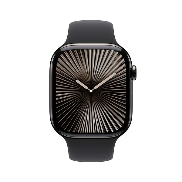 Фото - Смарт-годинник Apple Watch Series 10 GPS + eSIM 42mm Slate Titanium Case with Black Sport Band - S/M